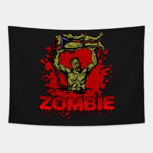 Zombie Apocalypse 1 Tapestry