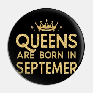 Queen Are Born In September Pin