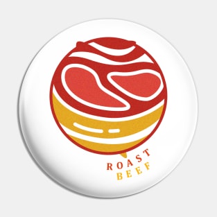 ROAST BEEF IN DOODLE Pin