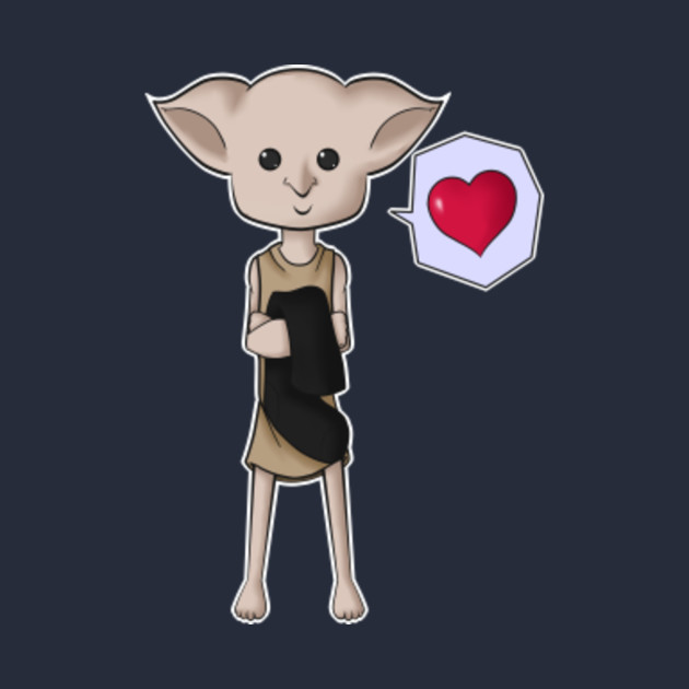 Download Dobby With Sock - Harry Potter - T-Shirt | TeePublic