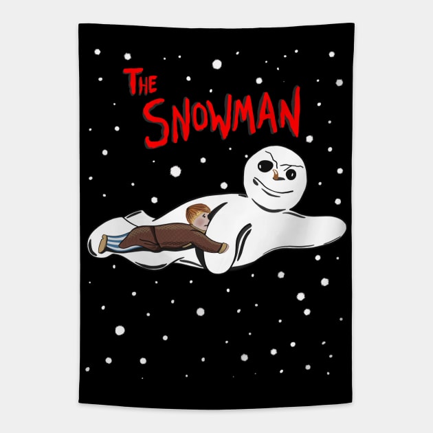 That’s not The Snowman! Tapestry by Jamie Collins