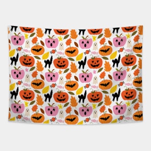 Pumpkin Dance Tapestry