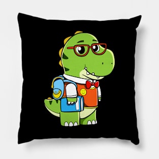 Nerd Dinosaur Pillow