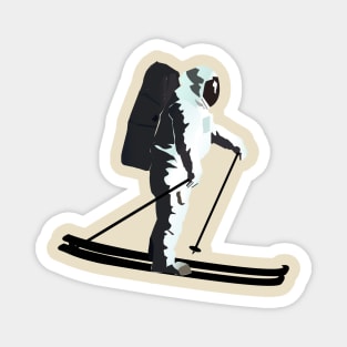 Moonlight Skiing Magnet