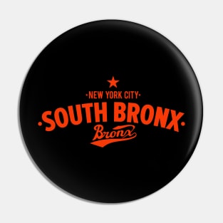 New York - South Bronx Lettering - Bronx Apparel Pin