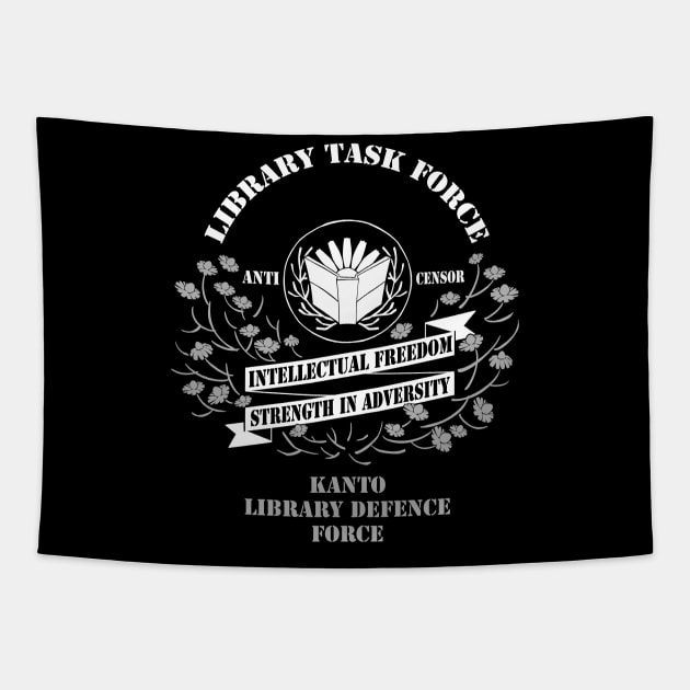 Library Task Force Tapestry by tumblebuggie