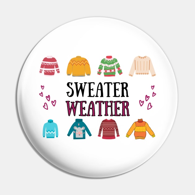 Sweater Weather Pin by DaniGirls