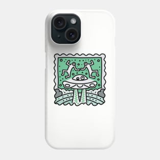 Keith Haring Inspired Alien connection Phone Case