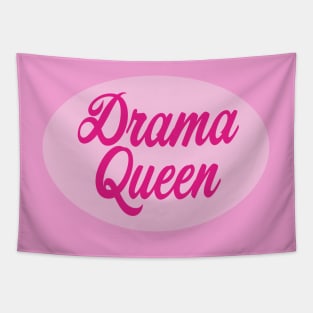 Drama Queen - Diva Princess Oval Light Pink Tapestry