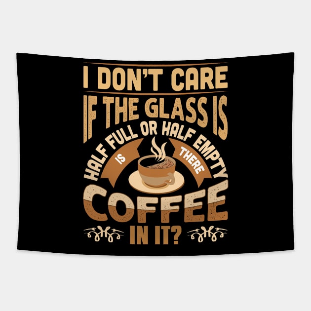 Inspirational Coffee Tapestry by Saldi