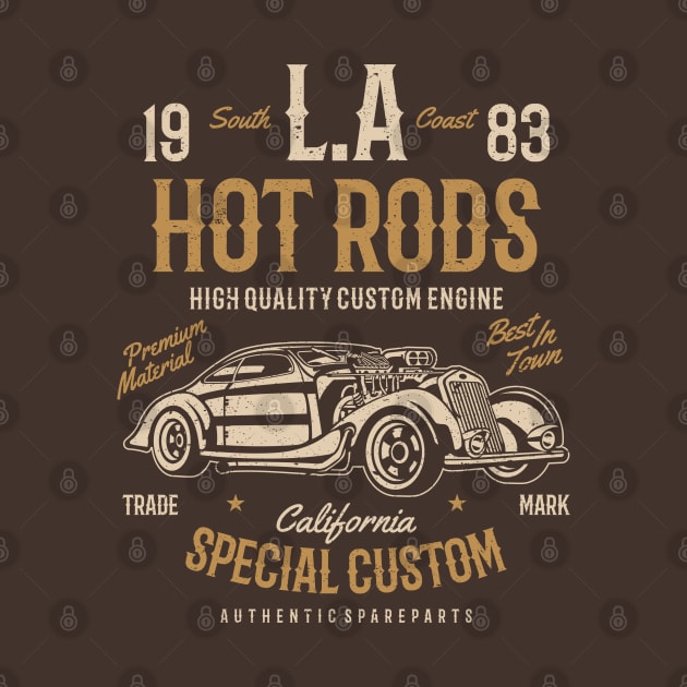 L.A. South Coast Hot Rods California Special Customs Car by JakeRhodes