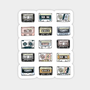 audio music cassettes, tapes Magnet