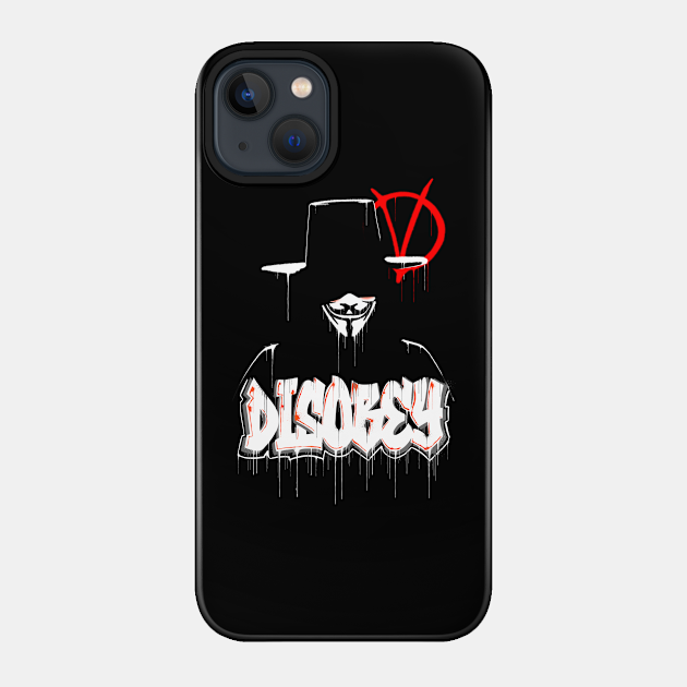 Vendetta Graffiti - V For Vendetta - Phone Case