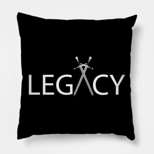 Legacy motivational text design Pillow