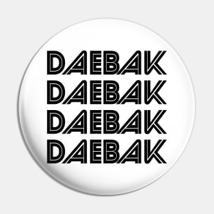 Vintage Retro Daebak Pin