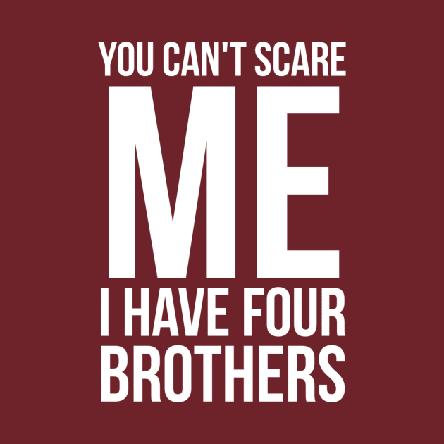 You can't scare me I have four brothers by Ranumee