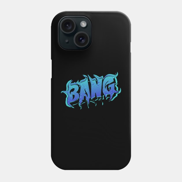 BLUE BANG Phone Case by skeyturtle