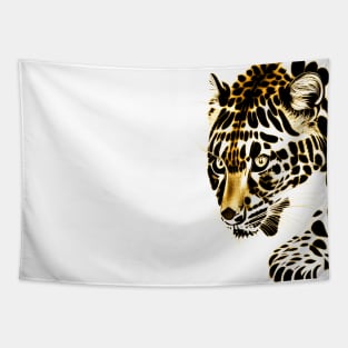 amur leopard beastly Tapestry