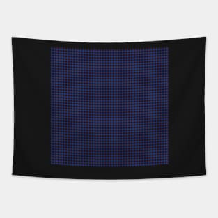 "Resolution" Small Houndstooth by Suzy Hager      Blue & Black Tapestry