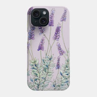 Lavender, Illustration Phone Case