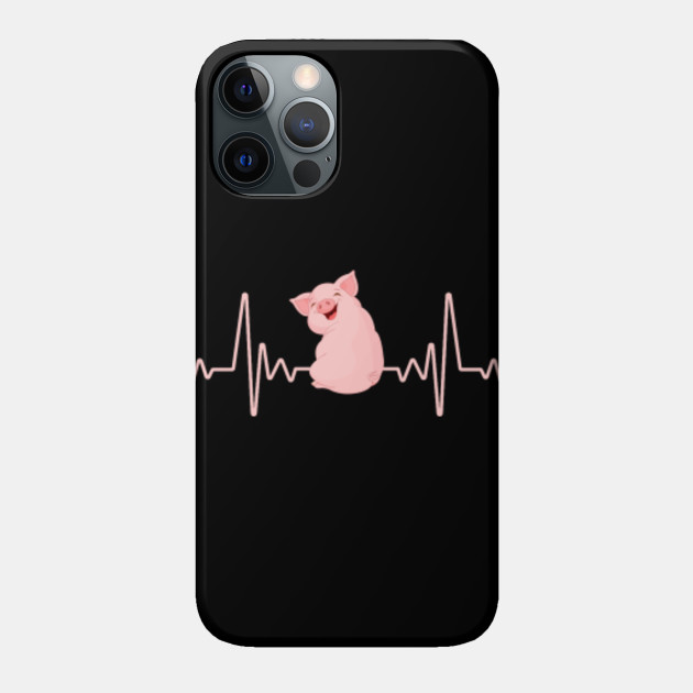 Heartbeat Pig Farmer Funny Quotes Sayings Pig Phone Case Teepublic