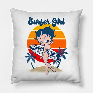 BETTY BOOP - Surfer girl Pillow