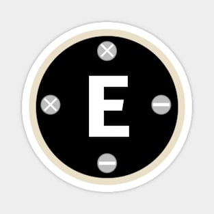 Letter E Magnet