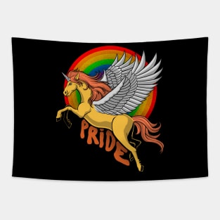 unicorn lgbt Tapestry