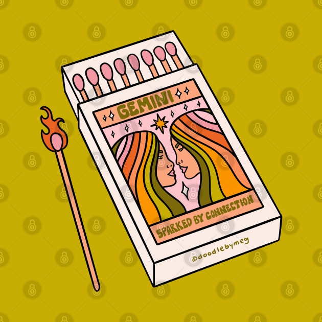 Gemini Matchbox by Doodle by Meg