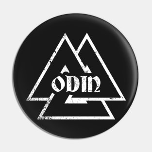 Odin Wodan Valknut Symbol Viking Norse Valhalla Edda Ragnar Shirt Pin