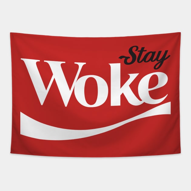 Stay Woke Tapestry by Rmada Concepts