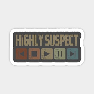 Highly Suspect Control Button Magnet