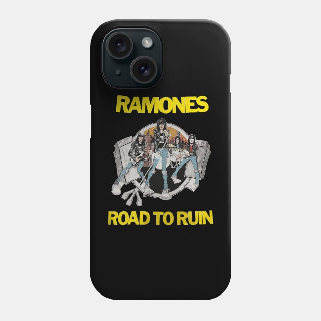 Vintage Tour Road To Ruin Phone Case by Xela Wilma