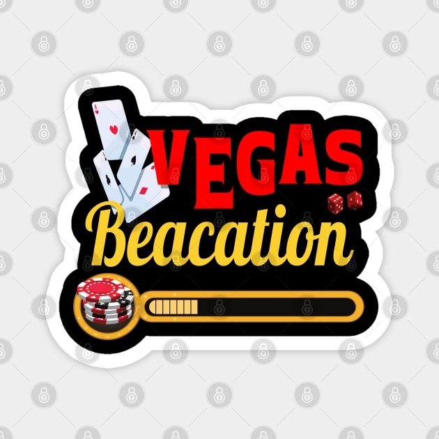 Vegas Baecation 2023 Couples Vacation Vegas Casino Trip Magnet by AE Desings Digital