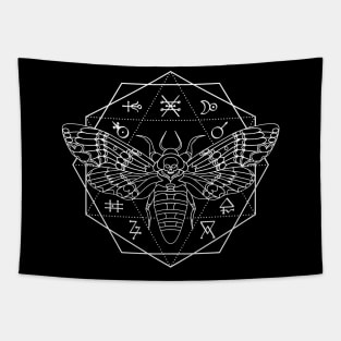 Death's Head HawkMoth dodecahedron Tapestry