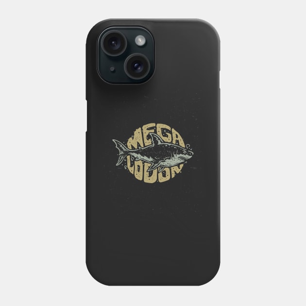 Megalodon t shirt Phone Case by Blazedfalcon