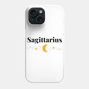 Sagittarius Moons and Stars Phone Case