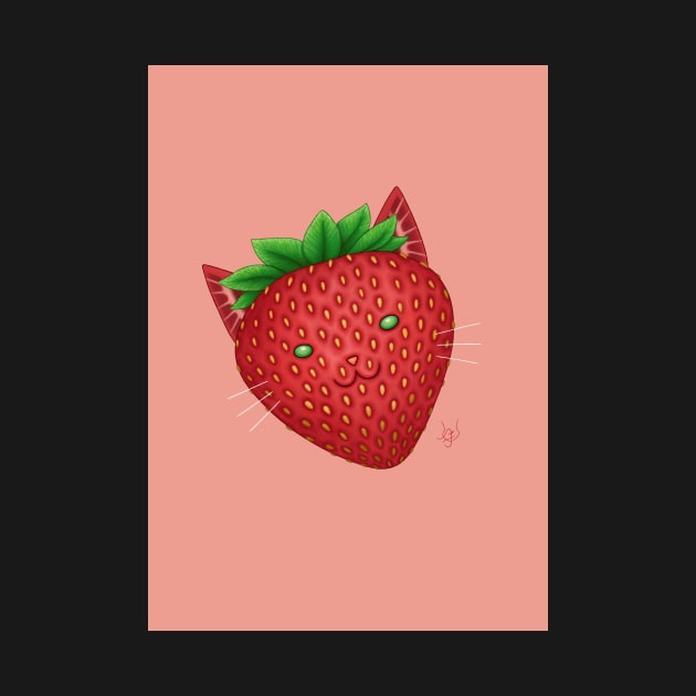 Strawberry-Cat by BastetLand