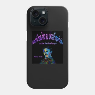 Design tesla quotes Phone Case