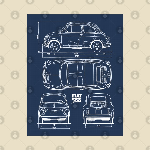 Vintage Fiat 500 by CreativePhil