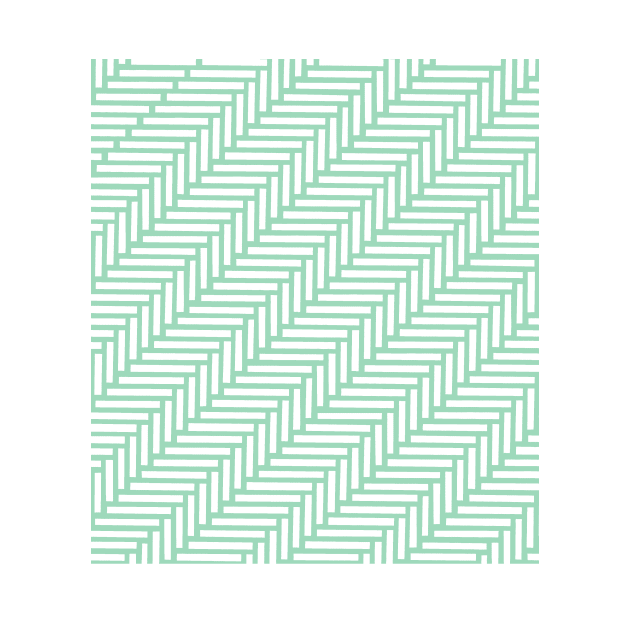 Herringbone 45 Mint Green by ProjectM