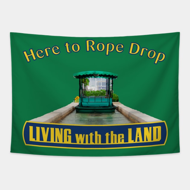 Rope Drop Living with the Land Tapestry by Tomorrowland Arcade