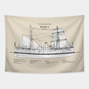 Itasca United States Coast Guard Cutter - SBDpng Tapestry