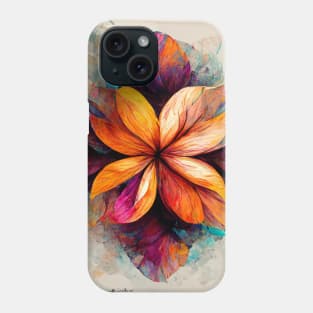 Flower Art Illustration Abstract Pattern Floral roses Phone Case