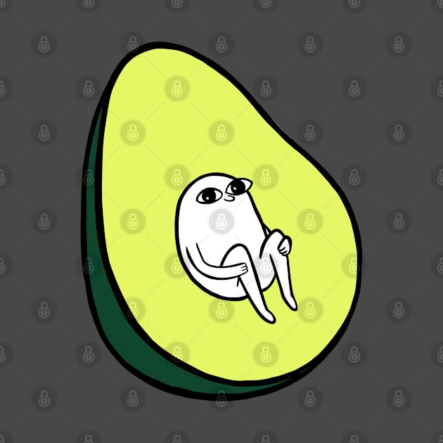 Funny avocado by kdegtiareva