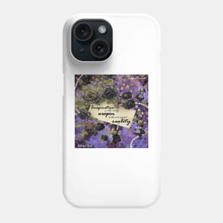 Alice in purple Wonderland Phone Case