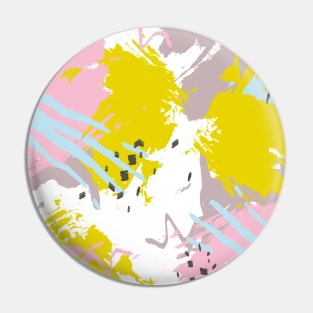 Grunge Abstract Pattern Pin