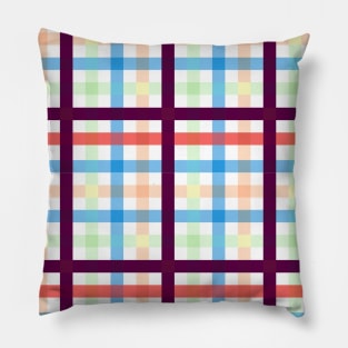 Clan Geometric Tartan,Checkered Pillow