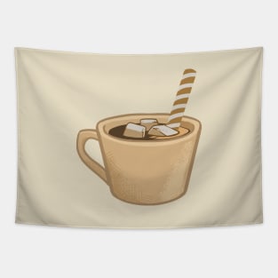 Cute Lovely Cocoa Mug Tapestry