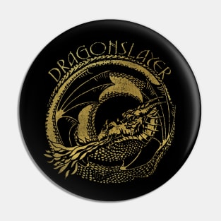 Dragonslayer (Gold Logo) Pin
